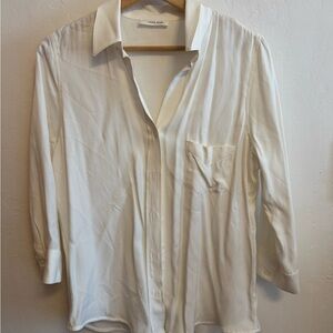 Anine Bing white button down Blouse